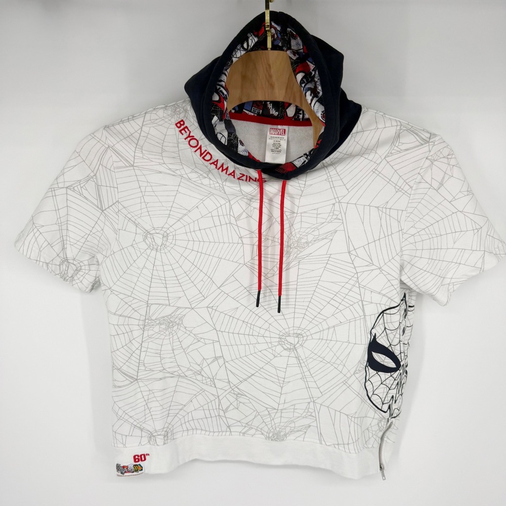 Marvel Spider-Man 60th Anniversary Beyond Amazing Ashley Eckstein Hoodie Medium - Picture 4 of 7
